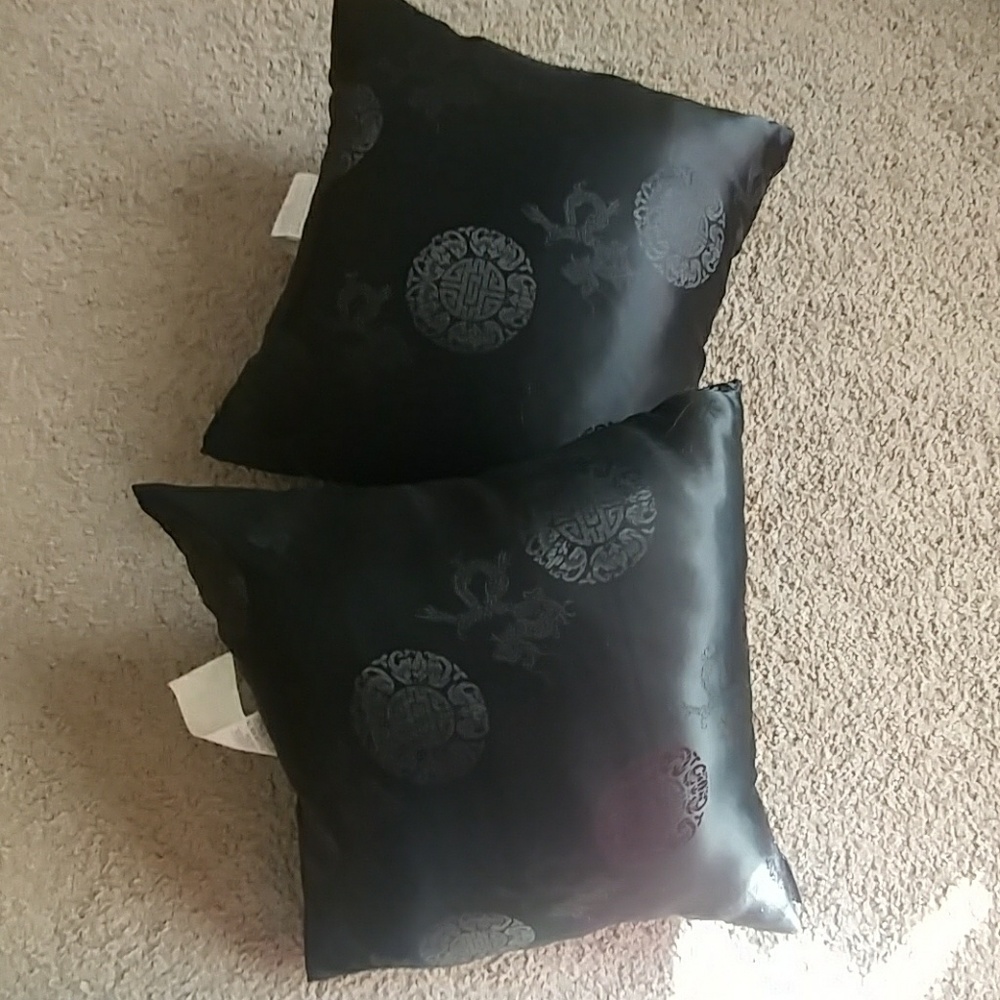 *Last chance* Black pillows